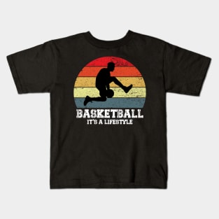 basketball it's a lifestile Kids T-Shirt